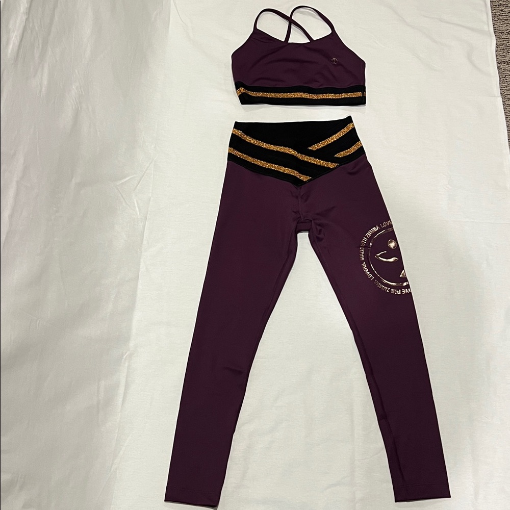 Zumba Fitness Purple and Black Wear